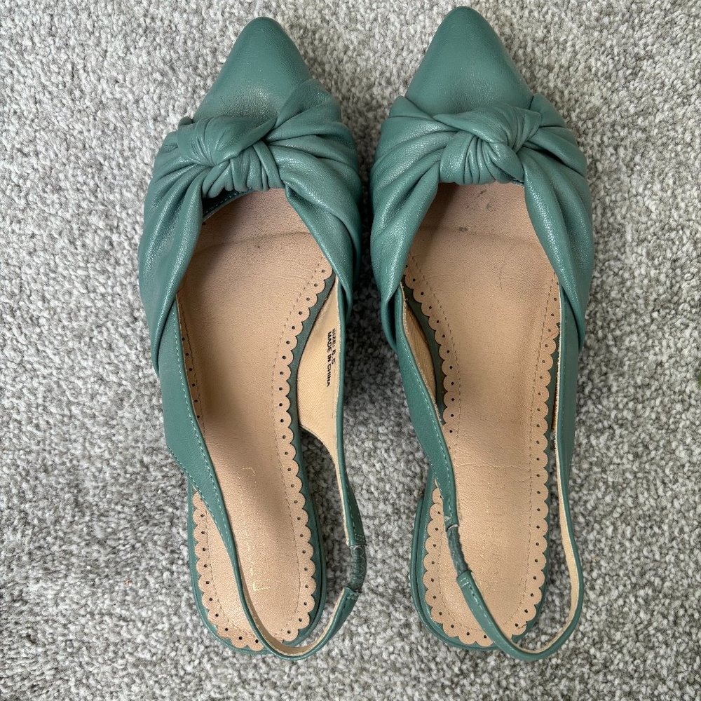 Soft Teal Flats